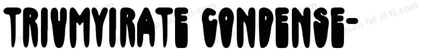 Triumvirate Condense字体转换